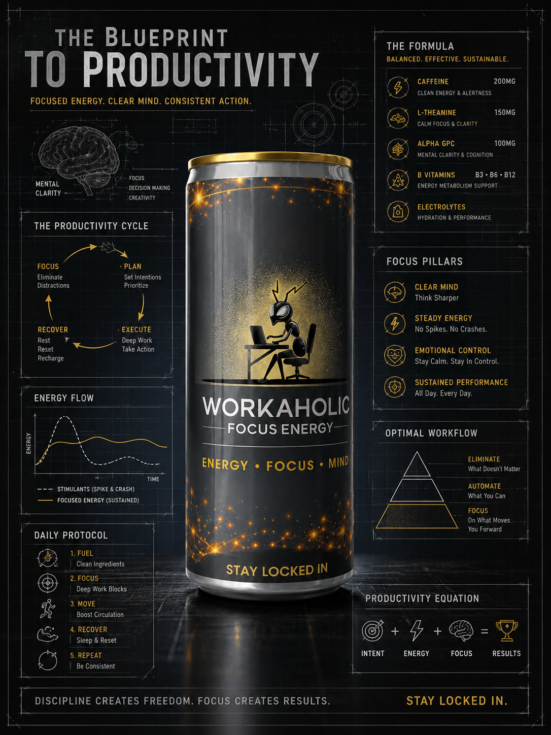 Focused Energy: The Blueprint for Productivity | WORKAHOLIC